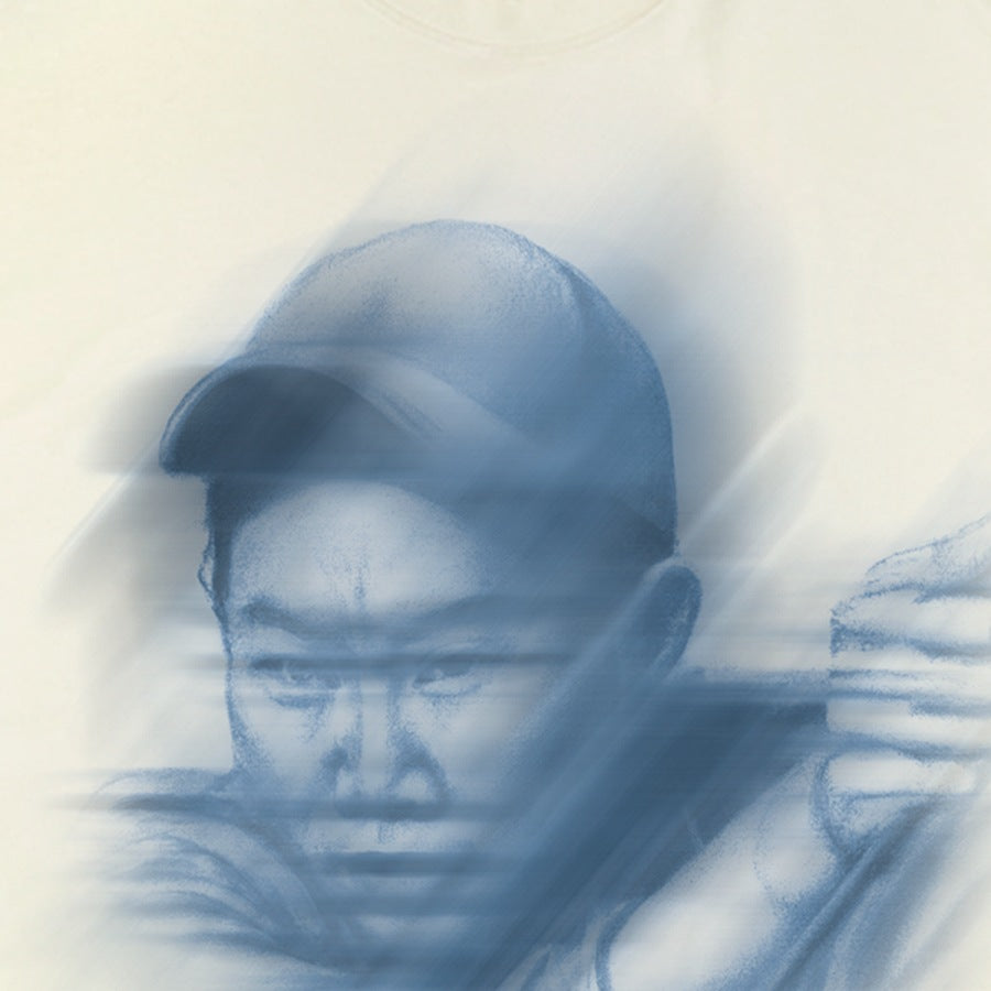 [04]-STUDIOS tenkara-tee: close-up from original item image showing actual design and material