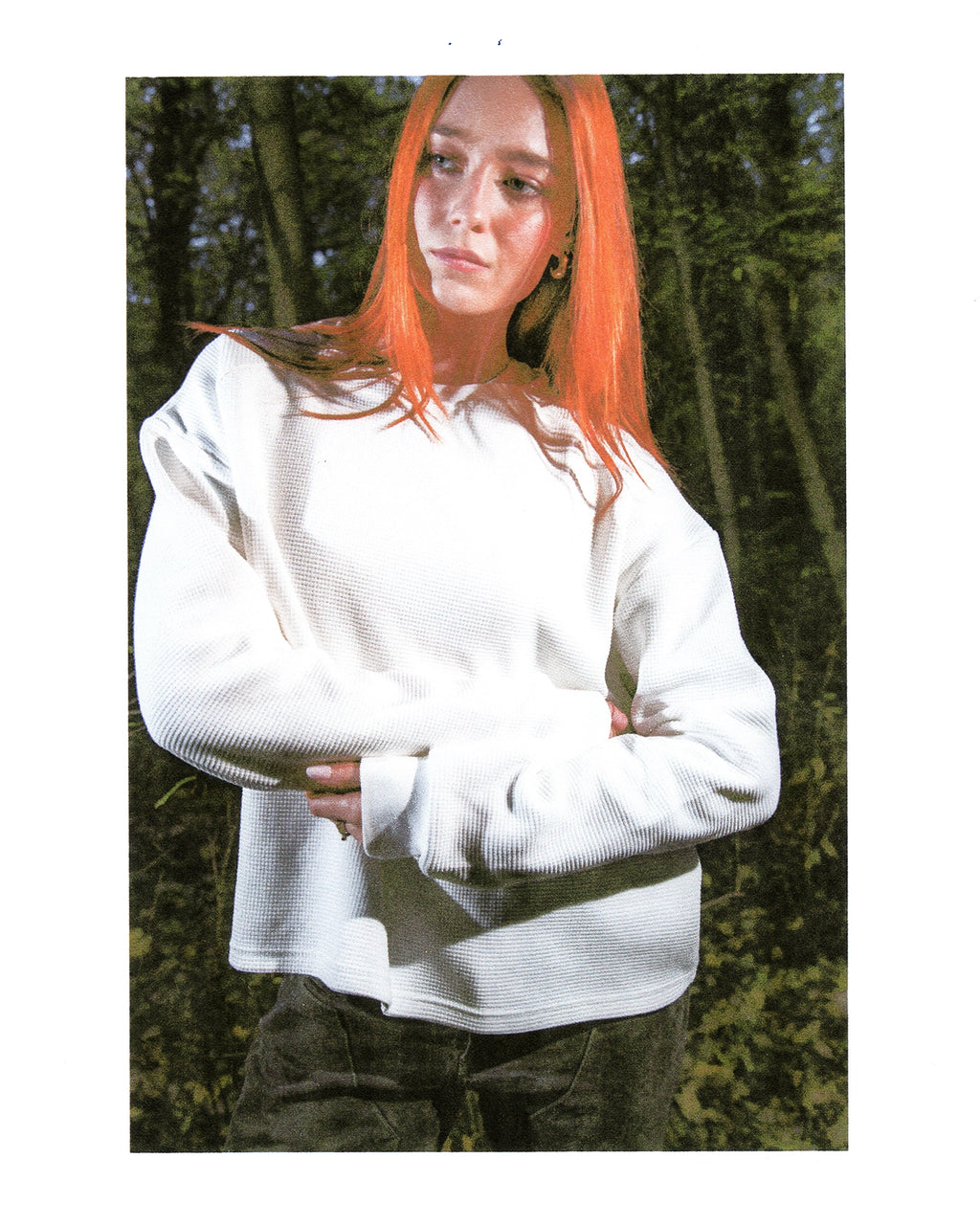 Cortex Snow White Thermal Crewneck