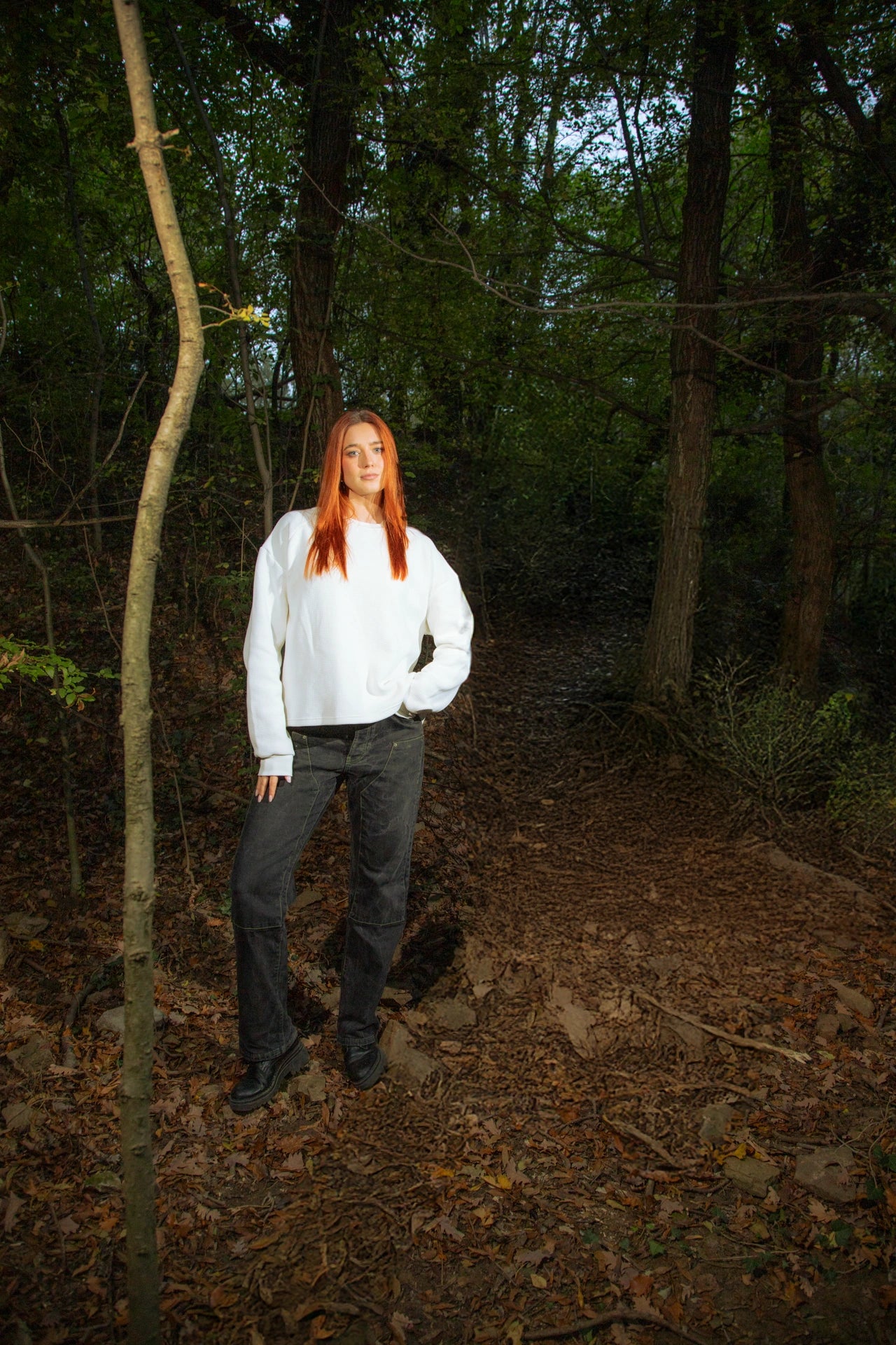 Cortex Snow White Thermal Crewneck