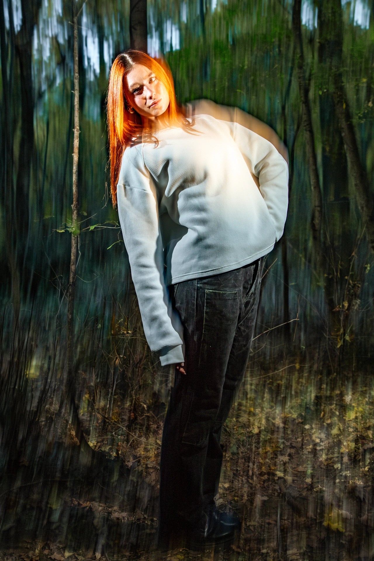 Cortex Snow White Thermal Crewneck