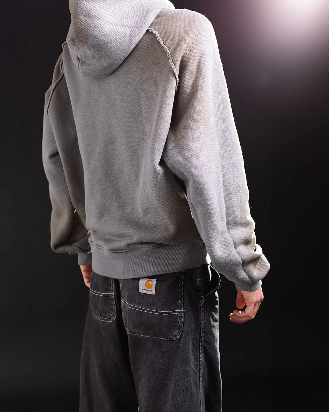 SFI V2 Mud Stain Gray Hoodie - [04]-STUDIOS™
