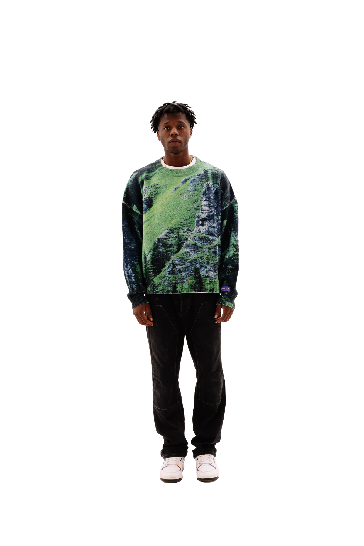 MISURINA Printed Sweater - [04]-STUDIOS™