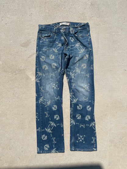 A*G* High Among the Angels Lasered Jeans (RHINESTONE)